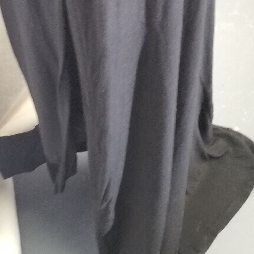 Chaser Small Dress Maxi Black Jersey Knit Comfy Classic Whimsigoth Basic Witchy - Picture 2 of 10